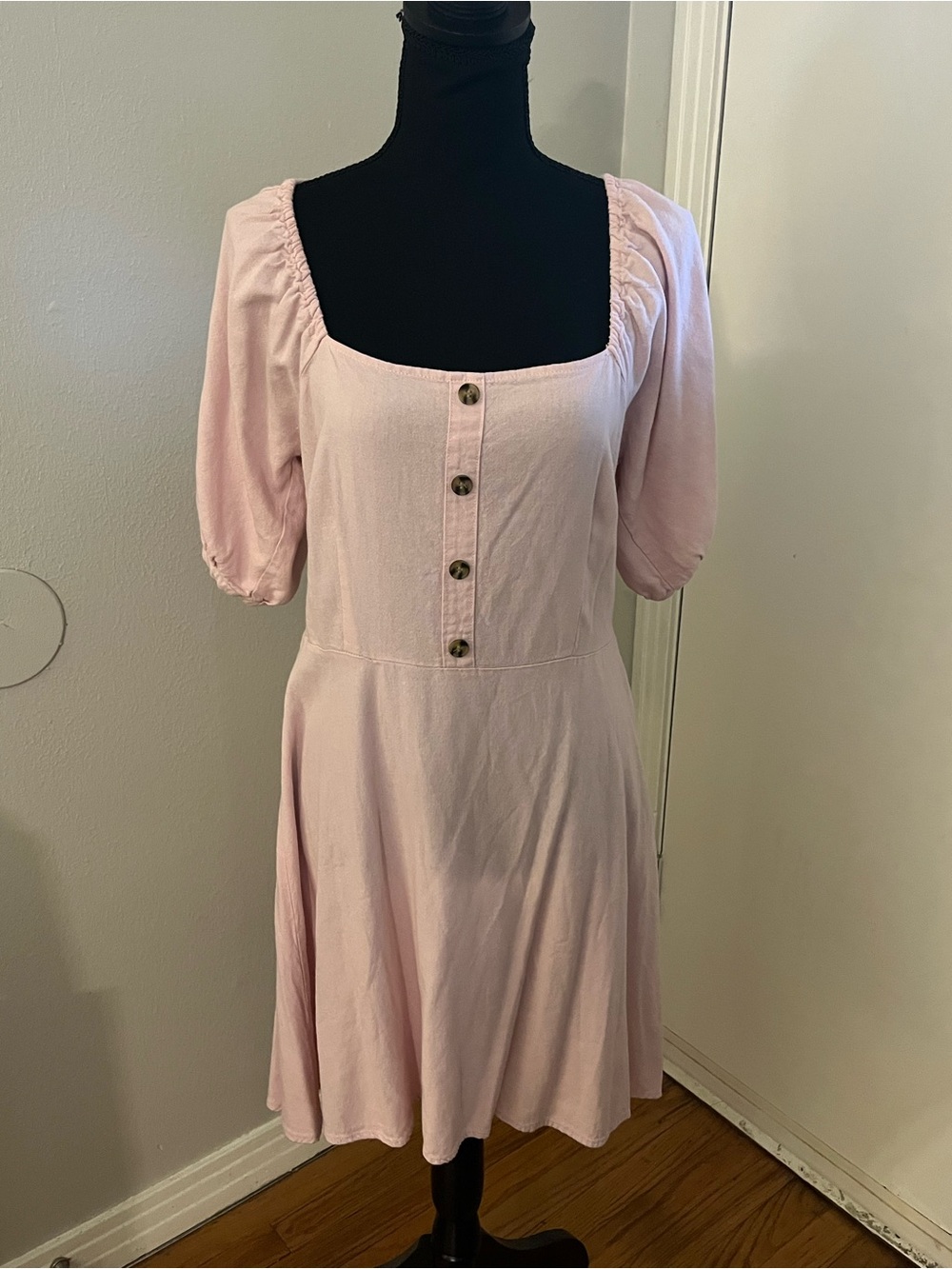 Vero Moda Light Pink Astimilo Dress Size M